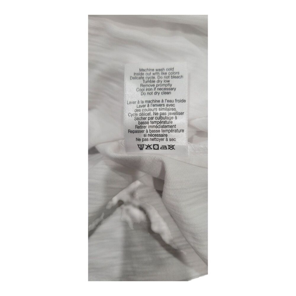 Veronica Beard White and Tan Long Sleeve Tee - Picture 9 of 14